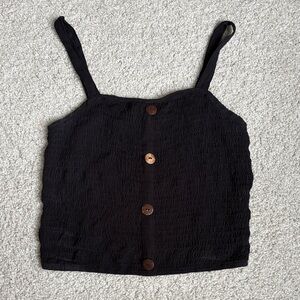 Black Crop Top